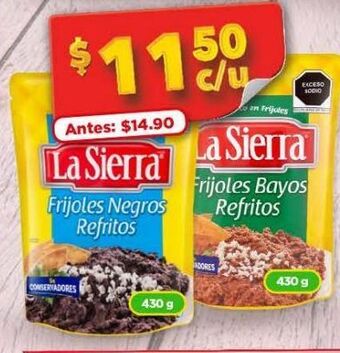 Frijoles refritos la sierra
