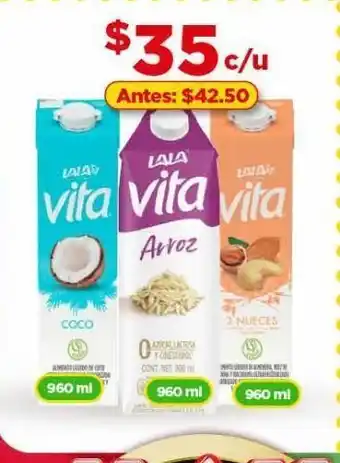 Bodega Aurrerá Leche vegetal lala oferta