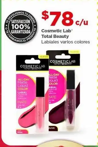 Bodega Aurrerá Labiales cosmetic lab total beauty oferta
