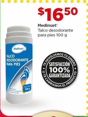 Talco medimart 100g