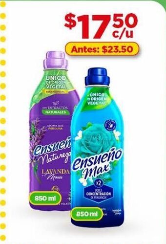 Bodega Aurrerá Suavizante de telas ensueño 850ml oferta