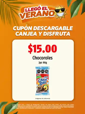 OXXO Chocoroles 2pz 80g oferta