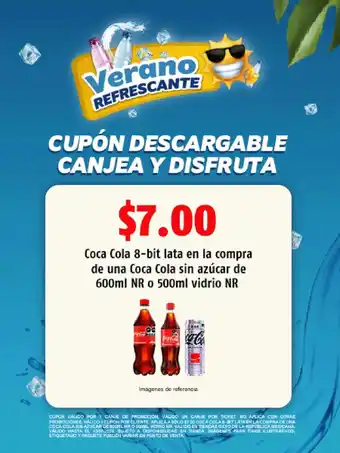 Coca-Cola 8-bit lata en la compra de una Coca Cola sin azucar de 600ml NR o 500ml vidrio NR