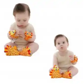 Set calcetines sonajero bebés peluches juguetes 4 piezas