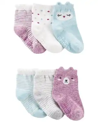 Paquete de calcetines de 6 pares carter's
