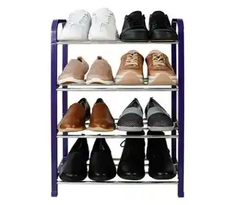 Muebles América Rack zapatero kuk azul oferta