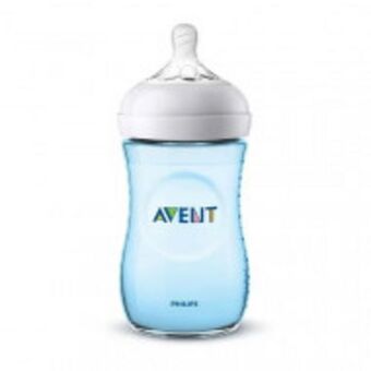 Biberón avent natural azul 260ml scf035/17 philips