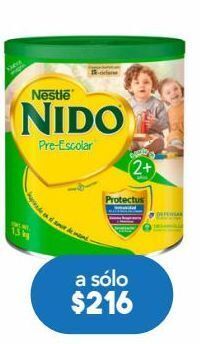 Farmacia San Pablo Nido prescolar leche en polvo 2+ c/1.5kg oferta