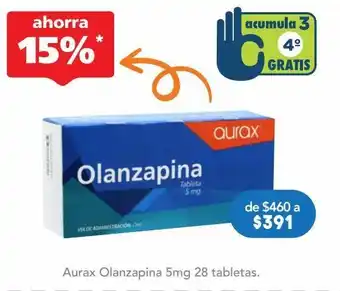 Farmacia San Pablo Olanzapina tab 5mg c/28 cronix oferta