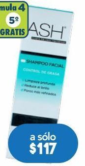 Ash shampoo facial bot c/250gr