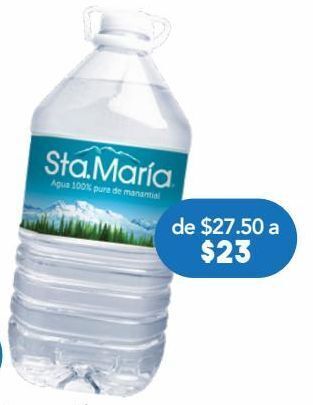 Farmacia San Pablo Santa maria agua btl c/4lt oferta