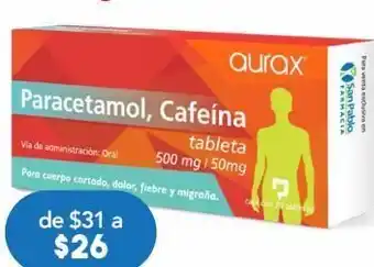 Farmacia San Pablo Paracet/cafe tab 500/50mg c/20 genvita oferta