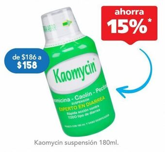 Farmacia San Pablo Kaomycin c/neomicina sus 0.71gr frac/180 oferta