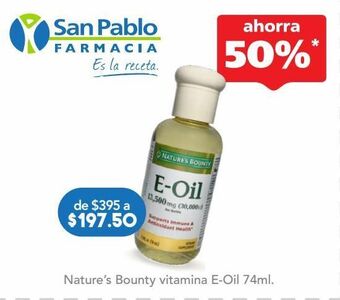 Farmacia San Pablo Natures bounty coenzima q-10 200 mg c/45 oferta