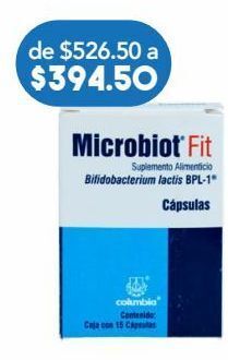 Farmacia San Pablo Microbiot fit cap 1x10 10ufc c/15 oferta