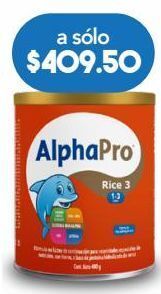 Farmacia San Pablo Alpha pro formula rice 3 c/400gr oferta