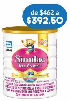 Similac total comfort hmo e2 lat c/820gr