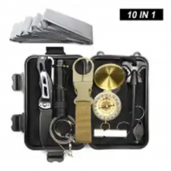 Fandeal Kit de supervivencia al aire libre multifuncional. oferta