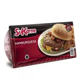 Hamburguesa de res fina sukarne 720 gr