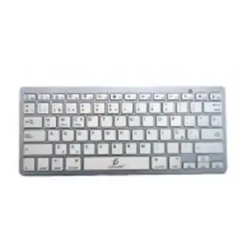 Mini teclado inalambrico ergonomico bluetooth mac pc laptop tablet celular