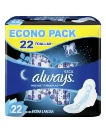 Toalla always noches con alas 22 bsa