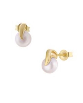 Joyerías Bizzarro Aretes de oro con perla oferta