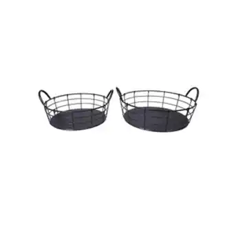 Set de 2 canastas decorativas