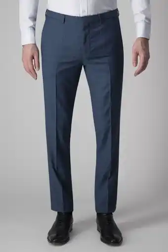 Pantalón vestir hugo boss , color azul medio.