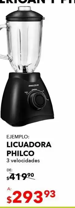 DelSol Licuadora philco 3 velocidades oferta