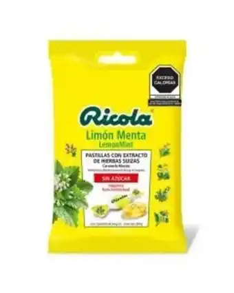 Farmacias del Ahorro Ricola limón-menta sin azúcar 8 pastillas oferta