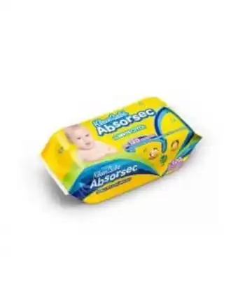 Toallas humedas kleenbebé absorsec 120 piezas