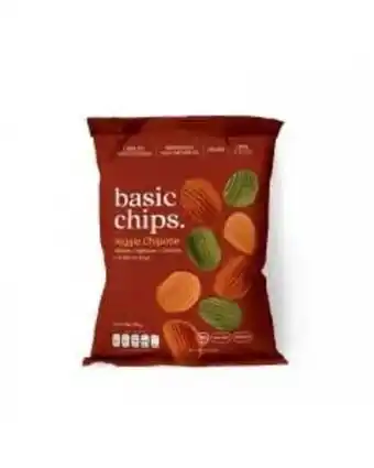 Basic chips veggie aceite oliva chipotle 28g