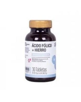 Mqb ácido fólico + hierro 30 tabletas