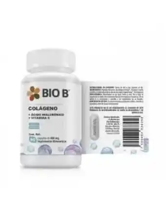 Farmacias del Ahorro Bio b colágeno + ácido hialurónico + vitamina c 90 cápsulas oferta