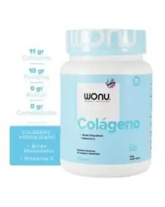Farmacias del Ahorro Wonu colágeno hidrolizado natural polvo 345g oferta