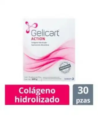 Farmacias del Ahorro Gelicart action colágeno hidrolizado 20 gr 30 sobres oferta