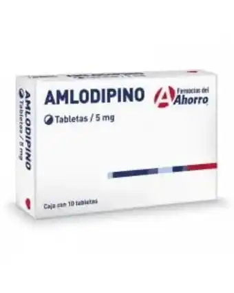 Farmacias del Ahorro Marca del ahorro amlodipino 5 mg oral 10 tabletas oferta
