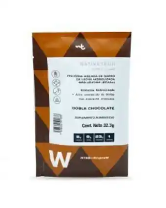 Proteína hidrolizada 32.2g sabor doble chocolate sin azúcar