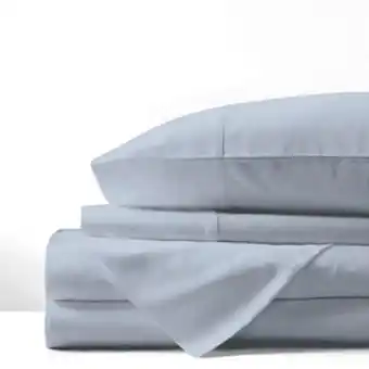 The Home Store Set sábanas queensize algodón azul oferta