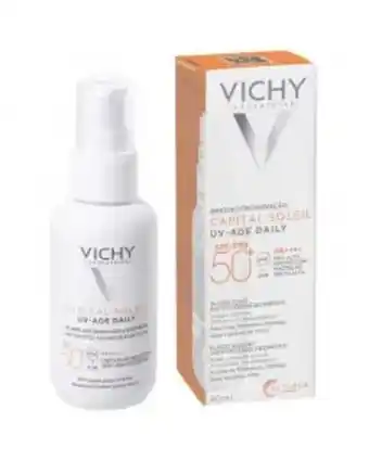 Farmacias del Ahorro Vichy bloqueador solar anti edad para rostro c/ vitamina e oferta