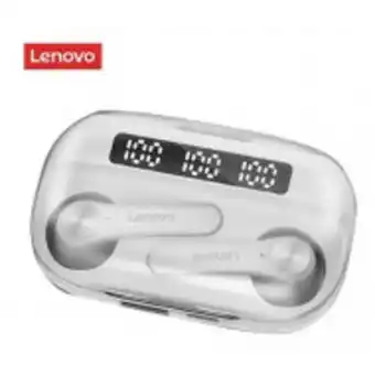 Auriculares deportivos lenovo qt81tws bluetooth 5.0, blanco