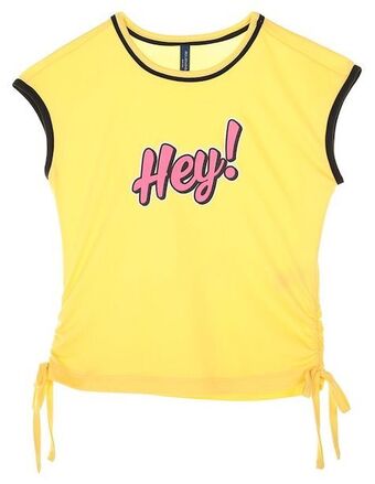 Blusa weekend manga corta estampado gráfico para niña