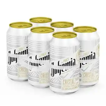 Cerveza bohemia cristal lata 6 pack 355 ml