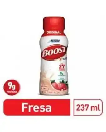 Farmacias del Ahorro Boost original suplemento alimenticio sabor fresa 237 ml oferta