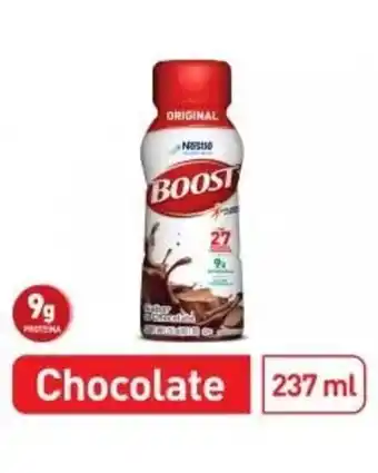 Farmacias del Ahorro Boost original suplemento alimenticio sabor chocolate 237 ml oferta