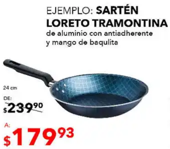 Sartén Loreto Tramontina 24cm