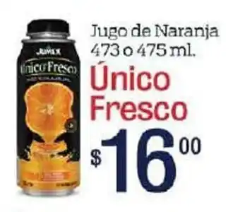 Jugo de Naranja Único Fresco 473 o 475ml