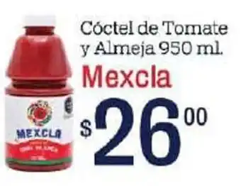 Cóctel de Tomate y Almeja Mexcla 950ml