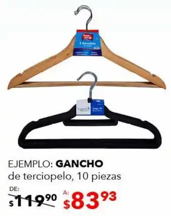 Gancho de Terciopelo 10 piezas