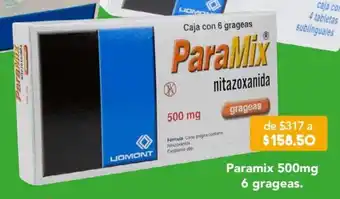 Paramix 500mg 6 grageas